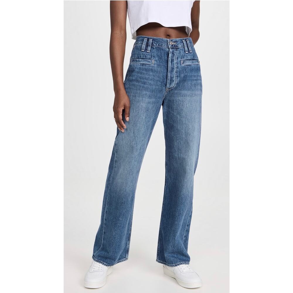 Citizens of Humanity Gaucho Trouser Jeans in Vista Blue Size 24
